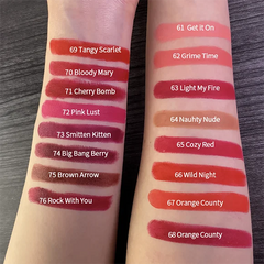 CHARMACY 16 Colors Waterproof Velvet Lipstick