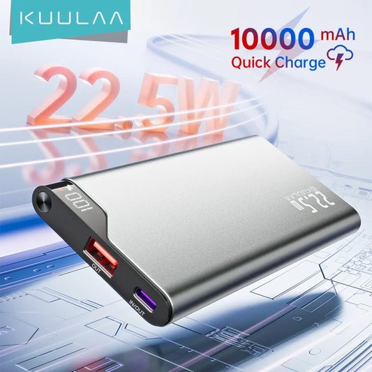 KUULAA 22.5W Power Bank 10000mAh