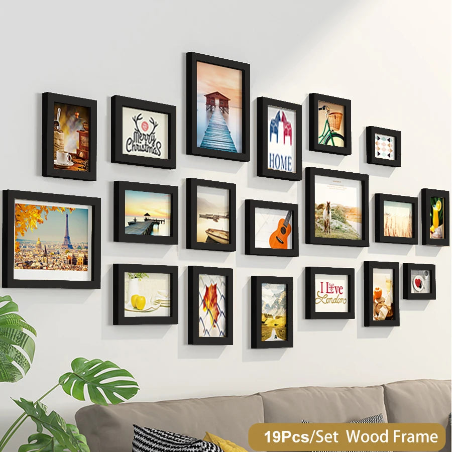 14/19Pcs Photo Frames For Pictures Wall