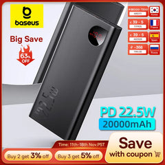 Top 22.5W Power Bank 20000mAh