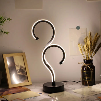 1PC Creative Double Question Mark Desk Lamp