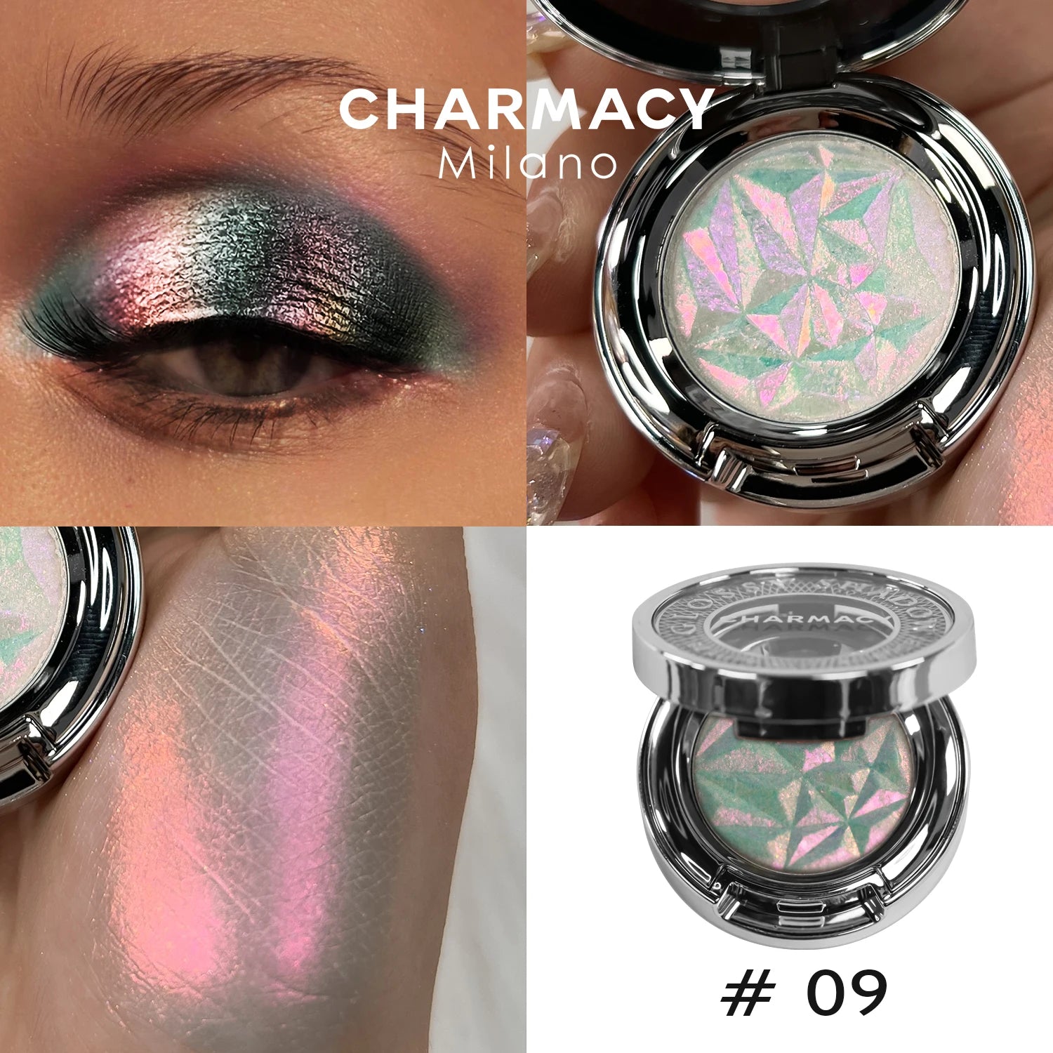 CHARMACY Duochrome Long-lasting Eyeshadow Palette