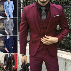 Men Three-piece Suit Stylish