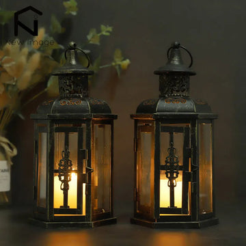 Vintage Nordic Candle Holder Lanterns