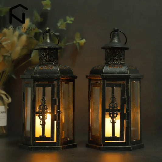 Vintage Nordic Candle Holder Lanterns